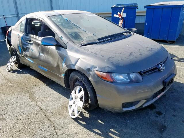 2HGFG12618H582101 - 2008 HONDA CIVIC LX BROWN photo 1