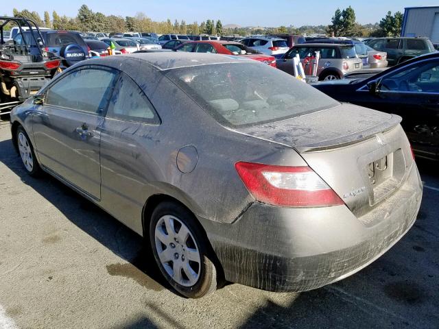 2HGFG12618H582101 - 2008 HONDA CIVIC LX BROWN photo 3