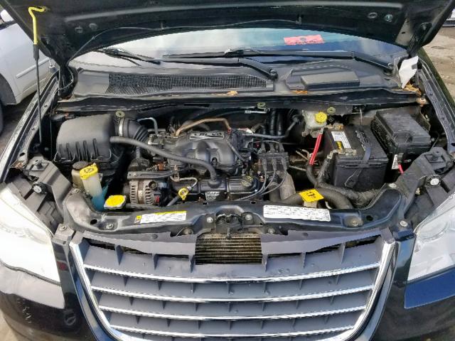 2A4RR5D14AR188892 - 2010 CHRYSLER TOWN & COU BLACK photo 7