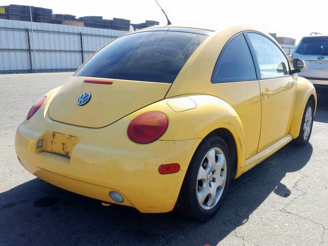 3VWCD21C3YM478649 - 2000 VOLKSWAGEN NEW BEETLE ყვითელი ფოტო 4