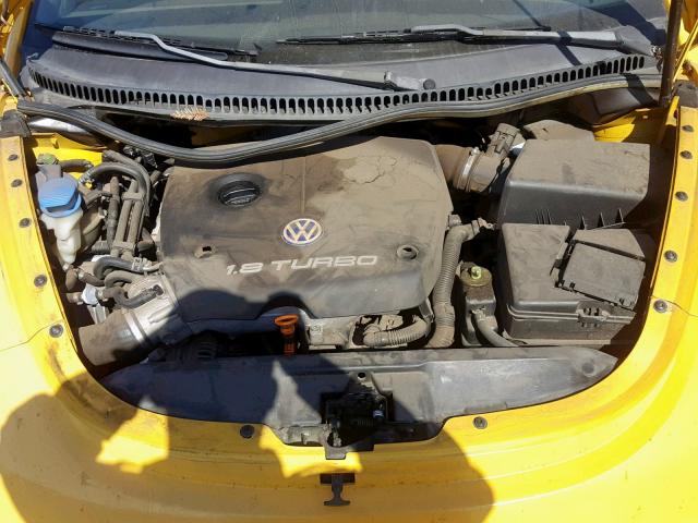 3VWCD21C3YM478649 - 2000 VOLKSWAGEN NEW BEETLE ყვითელი ფოტო 7