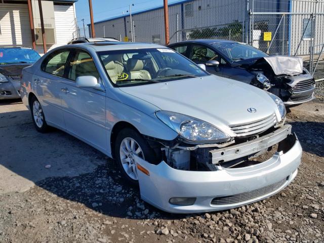 JTHBF30G925031550 - 2002 LEXUS ES 300 BLUE photo 1