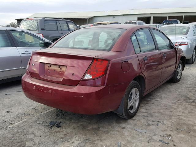 1G8AF52F64Z200328 - 2004 SATURN ION LEVEL 栗色 照片 4