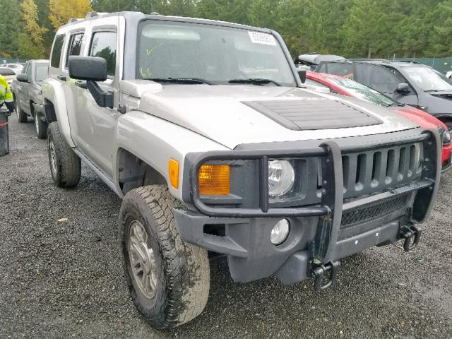 5GTEN13L388140083 - 2008 HUMMER H3 ALPHA SILVER photo 1