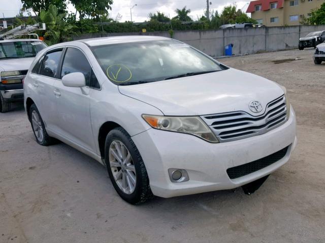 4T3ZA3BB0AU037132 - 2010 TOYOTA VENZA WHITE photo 1