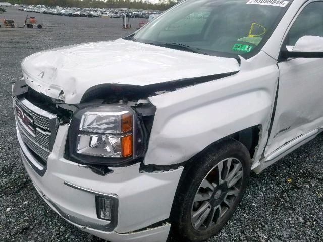 2GKFLVE35H6240511 - 2017 GMC TERRAIN DE WHITE photo 9