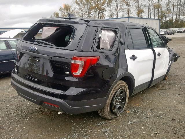 1FM5K8AR1KGB15658 - 2019 FORD EXPLORER P TWO TONE photo 4