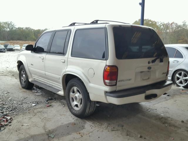 1FMZU65E7YZB29049 - 2000 FORD EXPLORER L WHITE photo 3