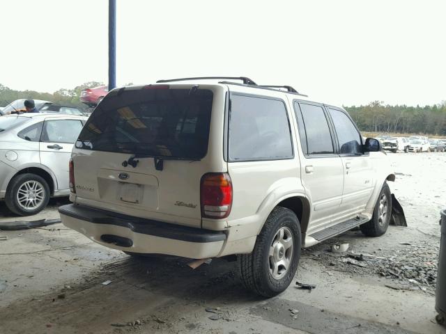 1FMZU65E7YZB29049 - 2000 FORD EXPLORER L WHITE photo 4