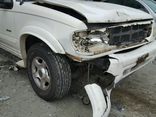 1FMZU65E7YZB29049 - 2000 FORD EXPLORER L WHITE photo 9