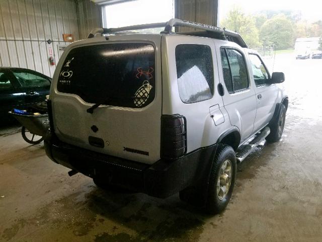 5N1ED28Y2YC603389 - 2000 NISSAN XTERRA XE SILVER photo 4