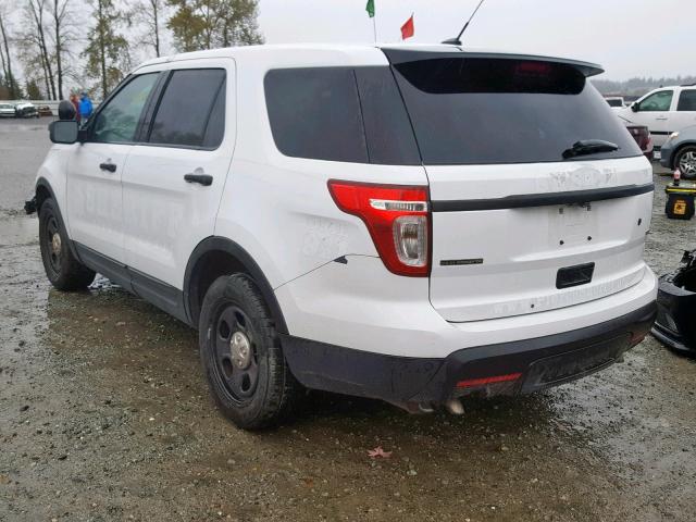 1FM5K8ARXFGC08801 - 2015 FORD EXPLORER P WHITE photo 3