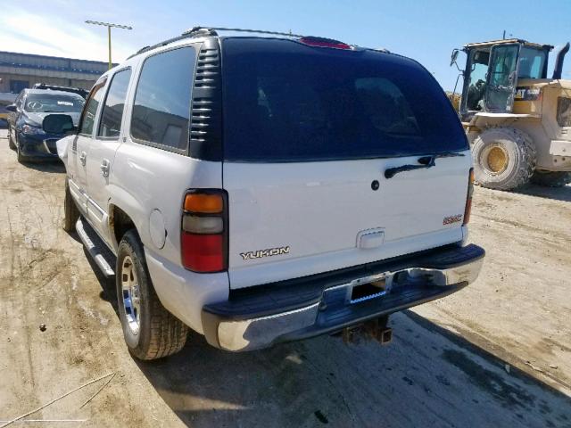 1GKEK13Z14J184451 - 2004 GMC YUKON WHITE photo 3