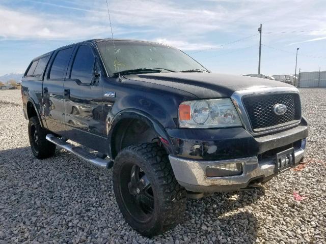 1FTPW14514KC91126 - 2004 FORD F150 SUPER BLACK photo 1