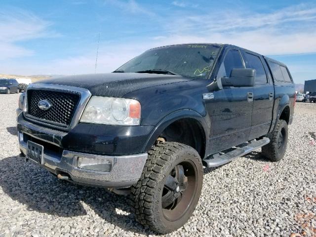 1FTPW14514KC91126 - 2004 FORD F150 SUPER BLACK photo 2