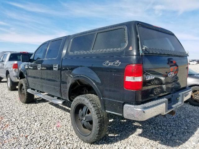 1FTPW14514KC91126 - 2004 FORD F150 SUPER BLACK photo 3