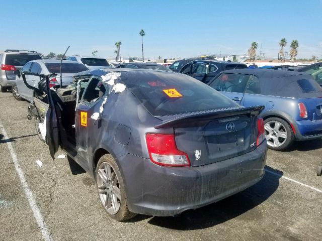 JTKJF5C77C3031864 - 2012 TOYOTA SCION TC ნაცრისფერი ფოტო 3