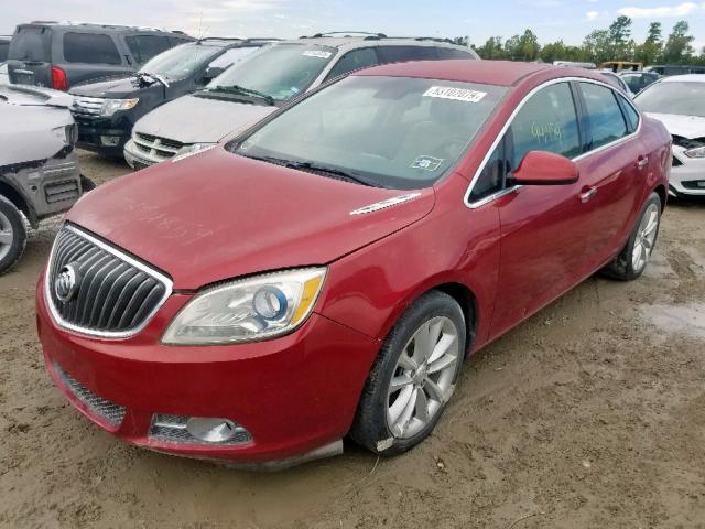 1G4PR5SK5C4156575 - 2012 BUICK VERANO CON RED photo 2