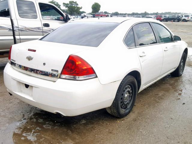 2G1WS583081244451 - 2008 CHEVROLET IMPALA POL WHITE photo 4