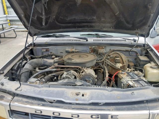 1B7GL23Y3MS259448 - 1991 DODGE DAKOTA RED photo 7