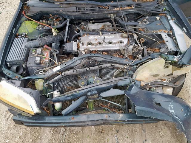 1HGCG56441A042880 - 2001 HONDA ACCORD LX GREEN photo 7