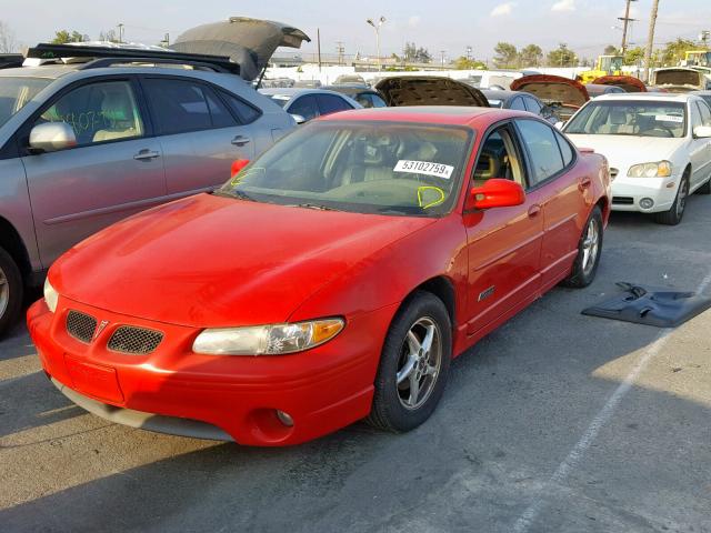 1G2WR52153F165258 - 2003 PONTIAC GRAND PRIX RED photo 2