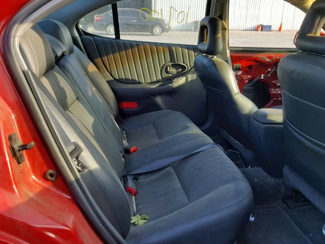 1G2WR52153F165258 - 2003 PONTIAC GRAND PRIX RED photo 6