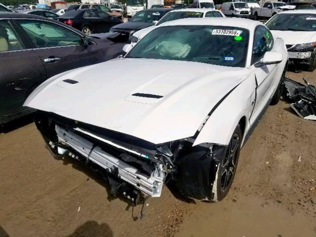 1FA6P8CF9K5186301 - 2019 FORD MUSTANG GT WHITE photo 2