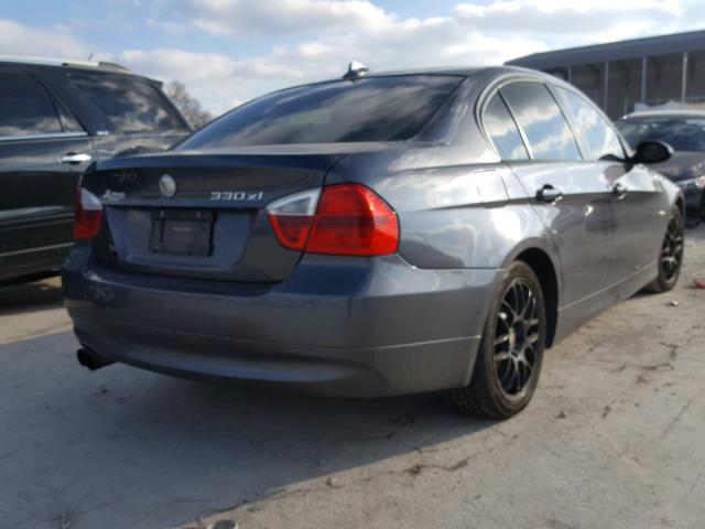 WBAVD33546KV59404 - 2006 BMW 330 XI BLUE photo 4