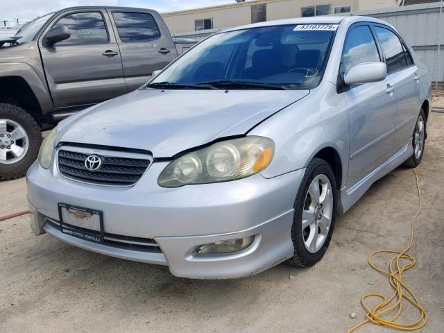 2T1BY32E25C392729 - 2005 TOYOTA COROLLA XR 银色 照片 2