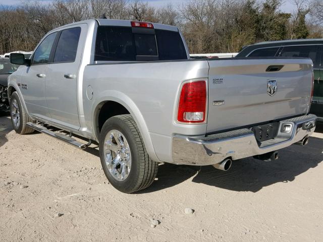 1C6RR6NT2ES100705 - 2014 RAM 1500 LARAM SILVER photo 3