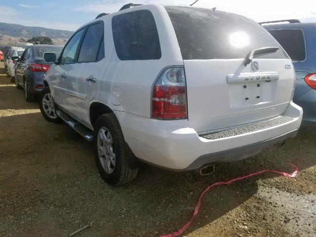 2HNYD18954H537474 - 2004 ACURA MDX TOURIN WHITE photo 3