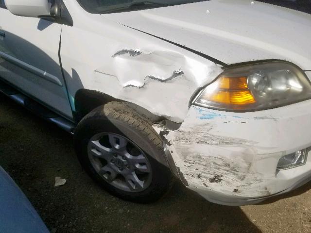 2HNYD18954H537474 - 2004 ACURA MDX TOURIN WHITE photo 9