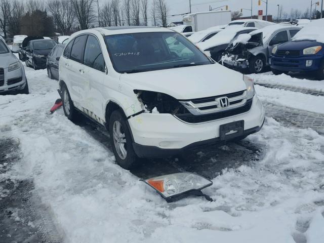 5J6RE4H7XBL813794 - 2011 HONDA CR-V EXL WHITE photo 1