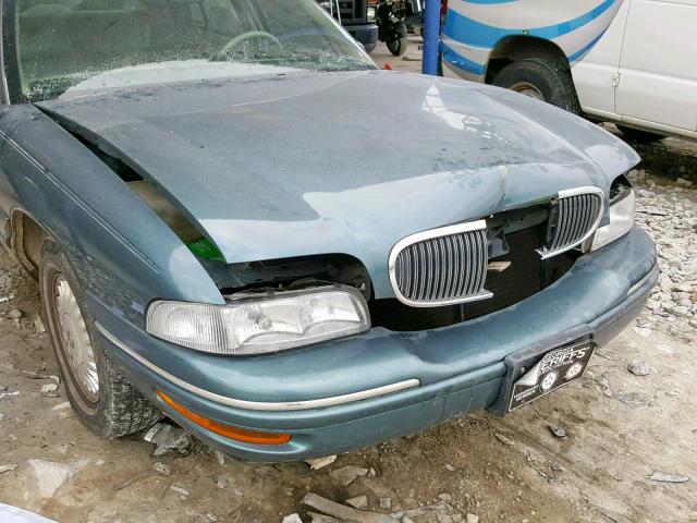 1G4HR52K6VH410178 - 1997 BUICK LESABRE LI GREEN photo 9