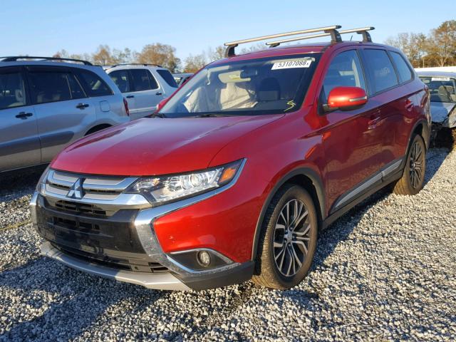 JA4AD3A33GZ005891 - 2016 MITSUBISHI OUTLANDER BURGUNDY photo 2