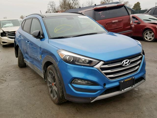 KM8J33A27HU439502 - 2017 HYUNDAI TUCSON LIM BLUE photo 1