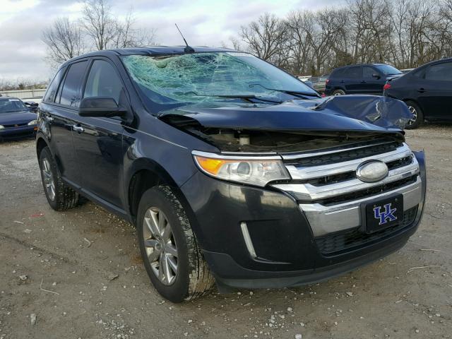 2FMDK3JC4BBB12786 - 2011 FORD EDGE SEL BLACK photo 1