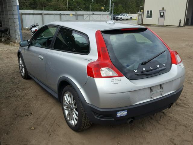 YV1MK672692144900 - 2009 VOLVO C30 T5 SILVER photo 3