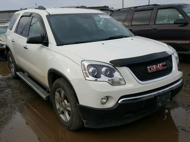 1GKKVPED7CJ256587 - 2012 GMC ACADIA SLE WHITE photo 1