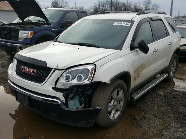 1GKKVPED7CJ256587 - 2012 GMC ACADIA SLE WHITE photo 2