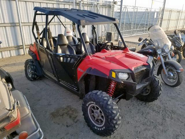 4XAXE76A6DF677086 - 2013 POLARIS RZR 4 800 RED photo 1