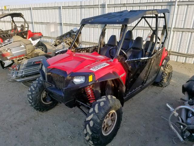 4XAXE76A6DF677086 - 2013 POLARIS RZR 4 800 RED photo 2