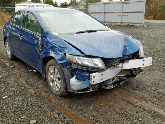 2HGFB2E26DH009962 - 2013 HONDA CIVIC DX BLUE photo 9