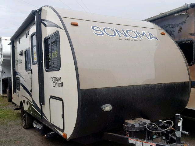 4X4TSK71XHE080126 - 2017 WILDWOOD SONOMA Yanmış foto 1