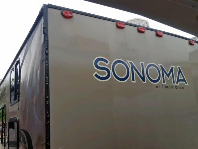 4X4TSK71XHE080126 - 2017 WILDWOOD SONOMA Yanmış foto 7