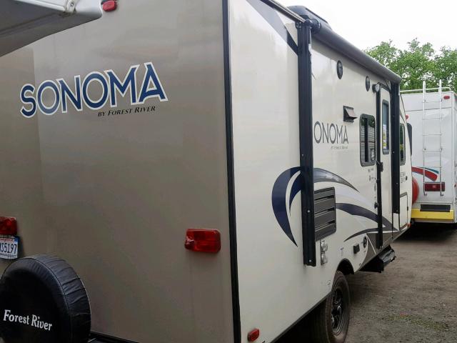 4X4TSK71XHE080126 - 2017 WILDWOOD SONOMA Yanmış foto 9