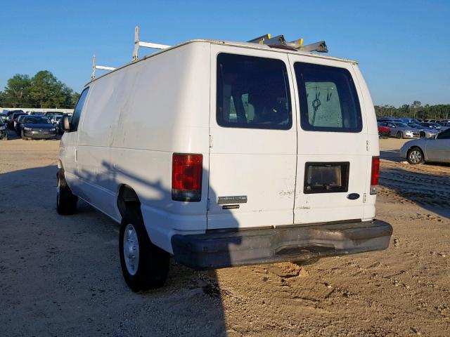 1FTNE24W97DA21644 - 2007 FORD ECONOLINE WHITE photo 3