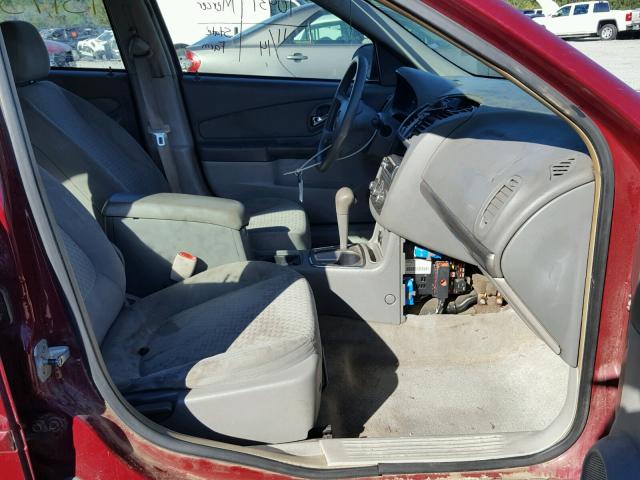 1G1ZS51806F253448 - 2006 CHEVROLET MALIBU LS ბურგუნდია ფოტო 5