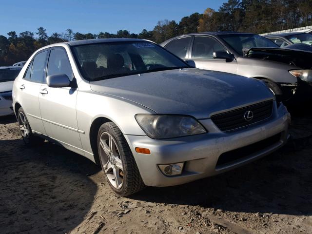 JTHBD182110019634 - 2001 LEXUS IS 300 SILVER photo 1